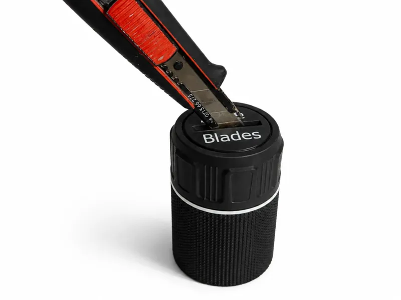 KNIFE BLADES BOX / BOX  / DIY WORKSHOP