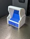 Beach chair with separate seat