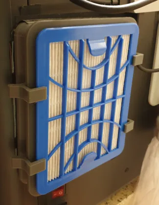 Adapter for the hepa filter for the P1S