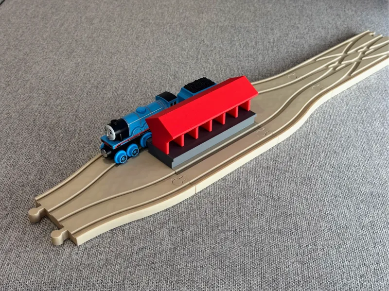 Wooden Railway Station - Brio Compatible