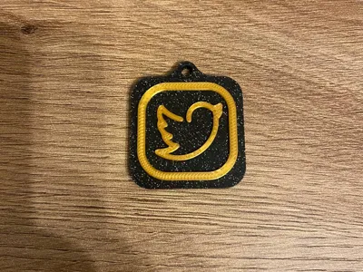 NFC keychain Twitter