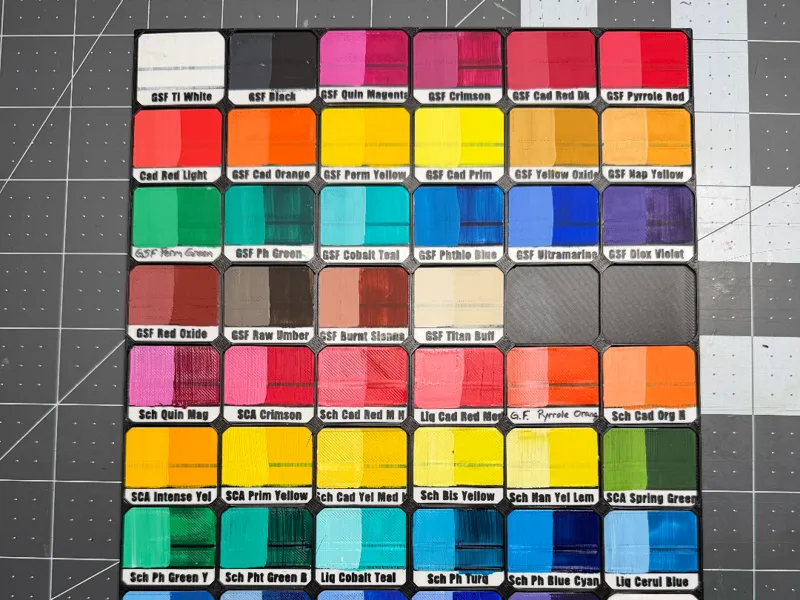 Chips for Swatch Card - All AK 3rd Gen