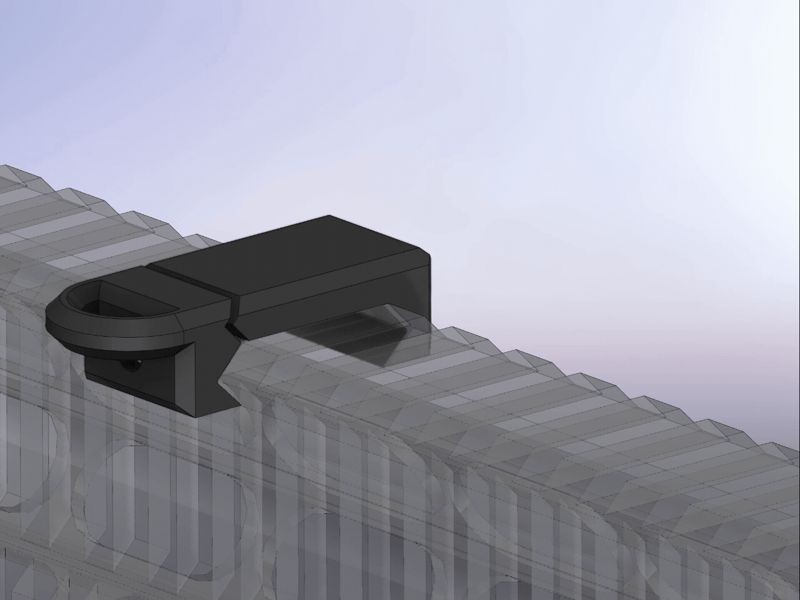 Picatinny Rail Charm Mount