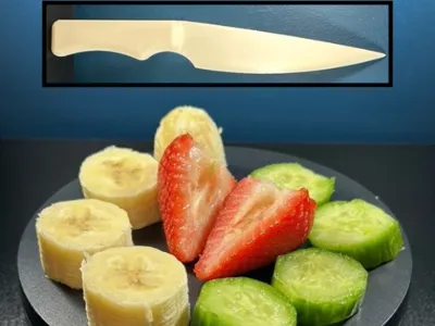 Fruit Cutting Knife for Kids - Doesn't Cut Skin