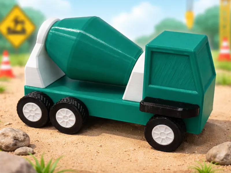 Toddler Toys Rugged Cement Truck