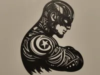 Décoration murale Captain America — photo 2