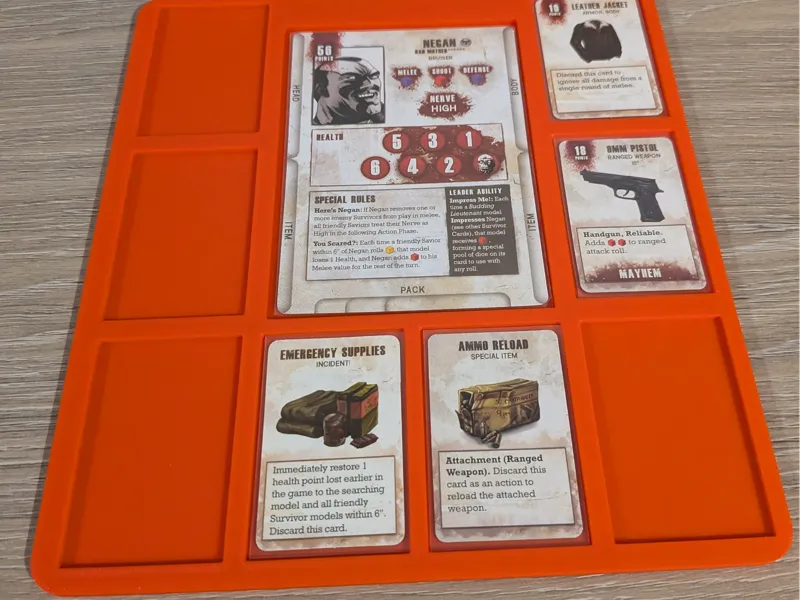 The Walking Dead: All Out War. Character Card Tray