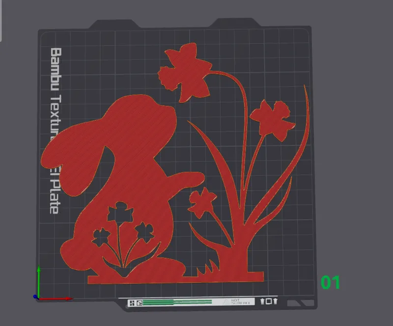 2D art : Bunny flower