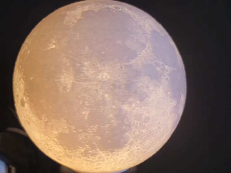 Moon lamp E14 lamp