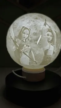 Lithophanie ronde KPop Demon Hunters — photo 2