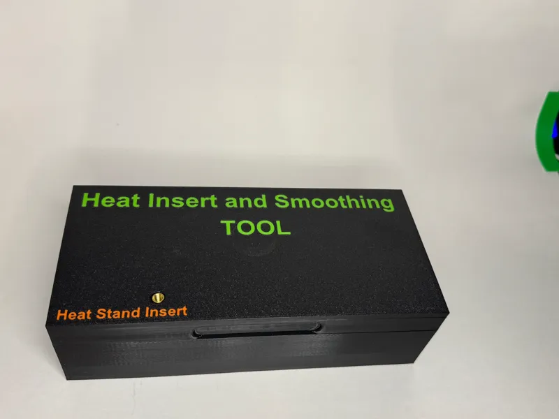 Heat insert and smoothing tool box