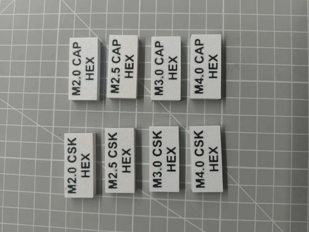 Ikea Skadis 2x Screw Set Holder & Label Inserts by Jack R Soldano ...