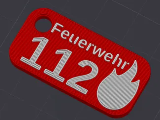 Feuerwehr Schlüsselanhänger
