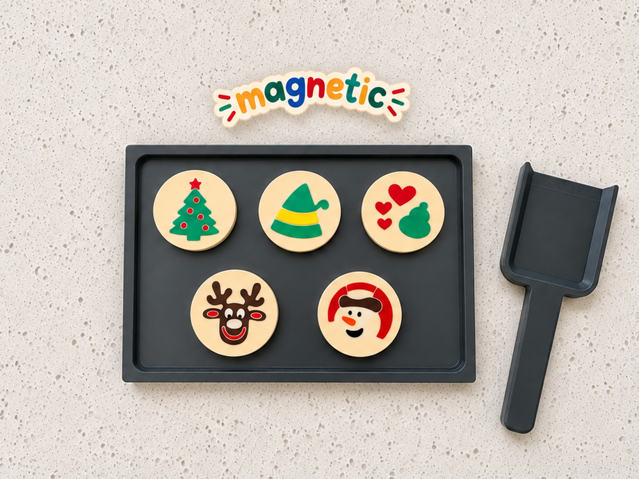 Magnetic Christmas Cookie Sheet Play Set|Pillsbury - 1