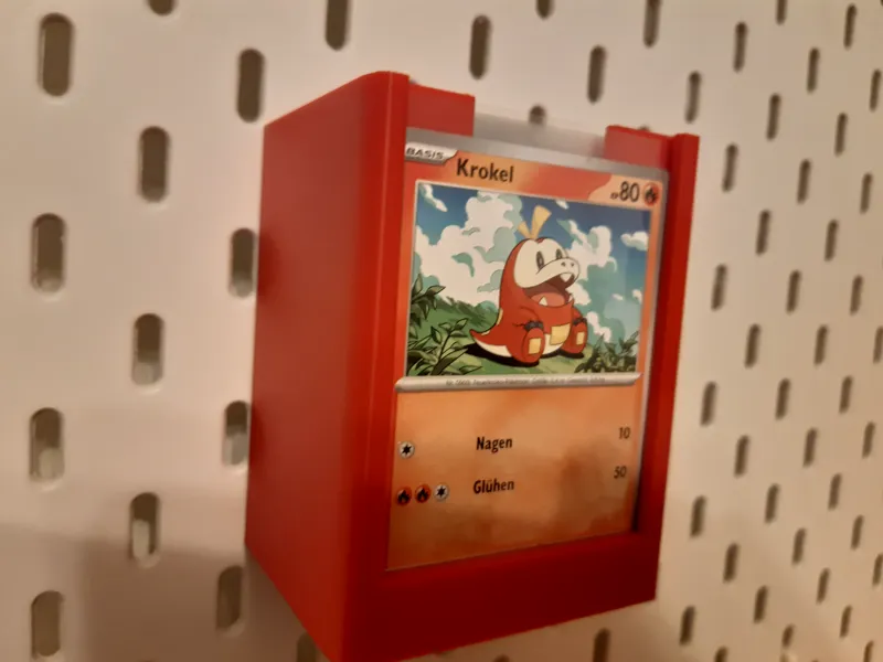 Deckbox für Pokemon Karten für Skadis Wandregal