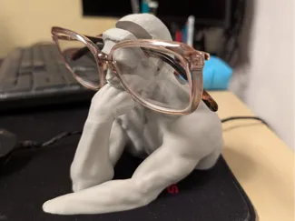 The Thinker Glasses Holder
