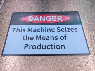 Production Danger Sign