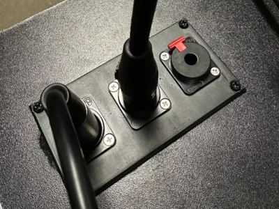 Neutrik D-Style table mount panel