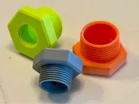 PLA - 3 sizes on 3 plates