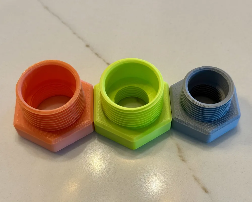 NPT Threaded Reducer Bushings / Adapters - Free 3D Print Model - MakerWorld