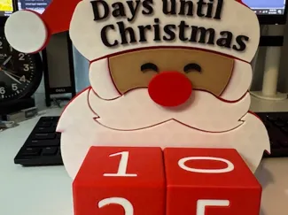 Count down the days until Santa comes!