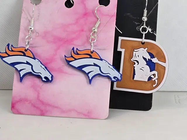 Denver Broncos Earrings