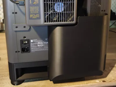 poop chute for Bambulab X2D/P2S Riser