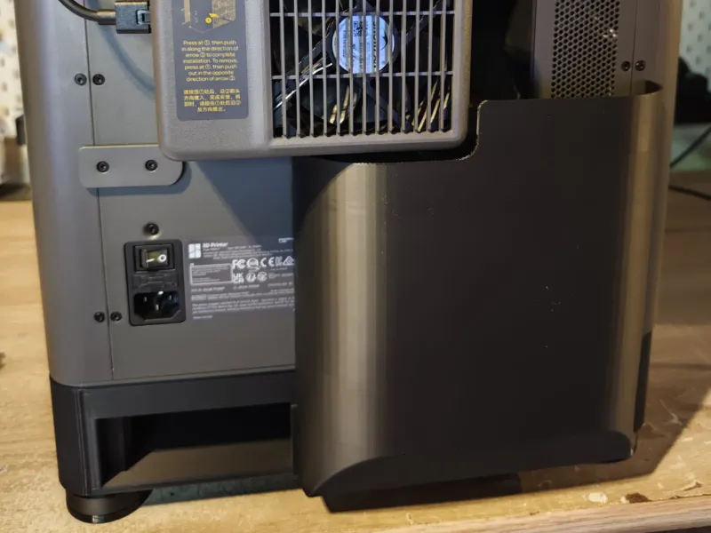 Poopchute für Bambulab X2D/P2S Riser 
