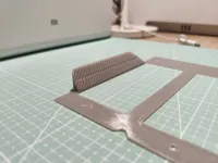 测试模型，导板增加了一些花纹