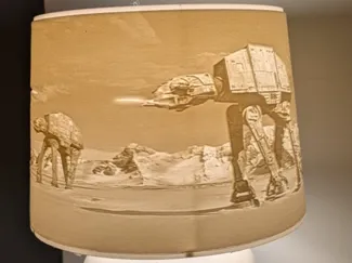 Battle of Hoth Lithophane Lampshade (Star Wars)