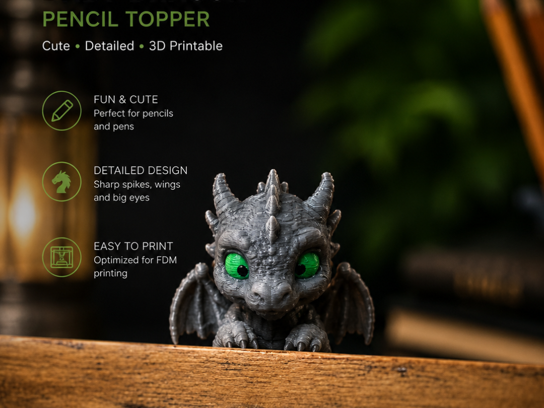 Shadow Hatchling Pencil Topper