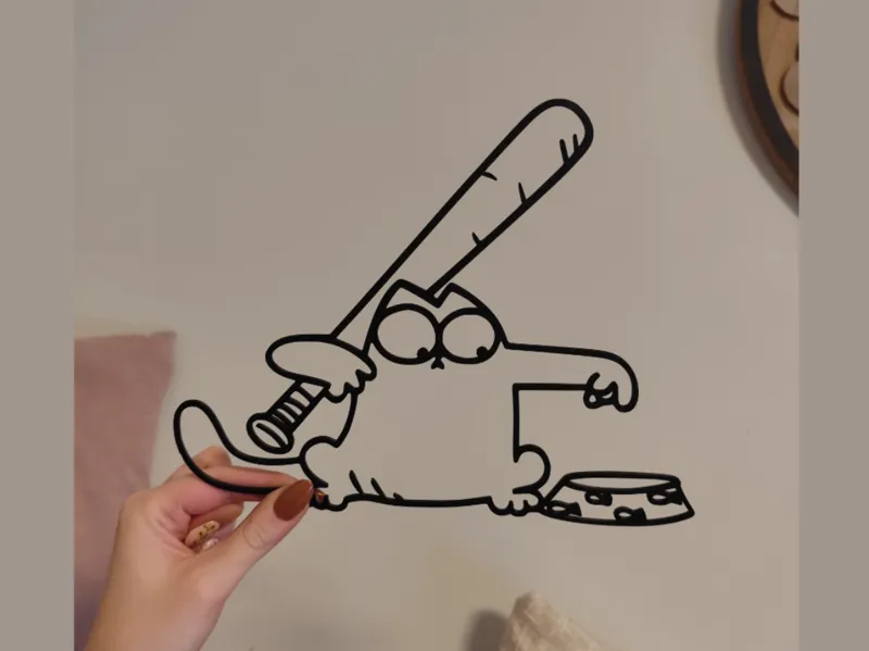 Simon's Cat - Hungry Cat with Baseball