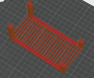 Board stand thicker legs 1x