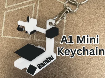 A1 Mini Printer Keychain