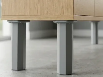 Geometric Hexagon Furniture Leg (100mm)