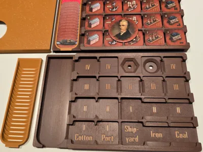 Brass Lancashire - Industry & Link Tile Organizer