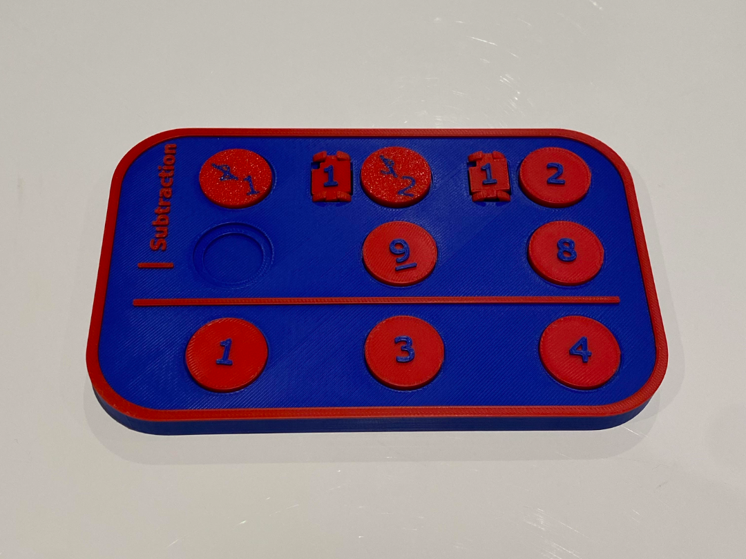 Subtraction with Regrouping Work Board
