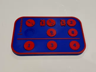 Subtraction with Regrouping Work Board