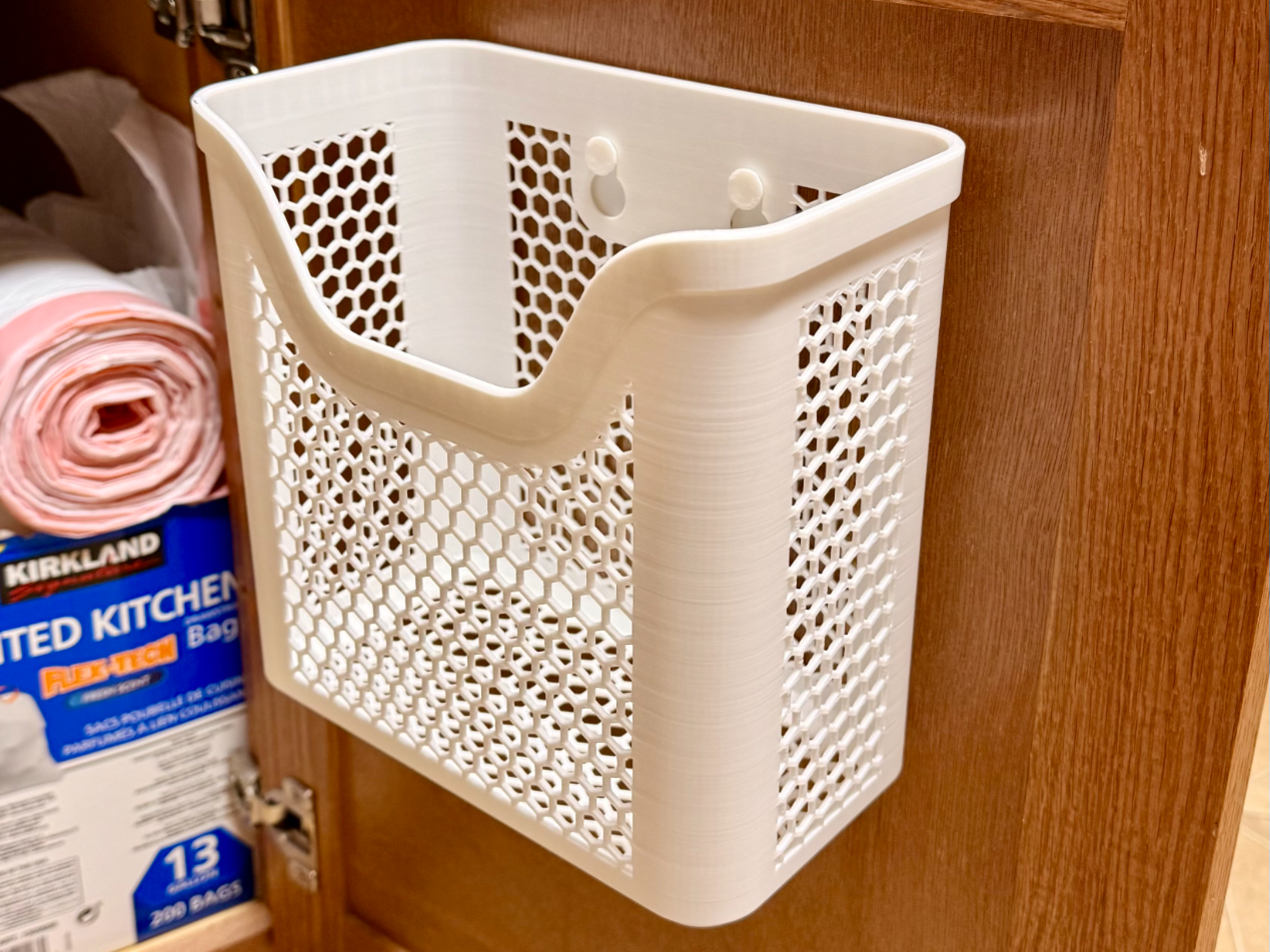Hanging Basket Kitchen Towel Hamper