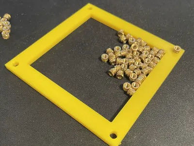M3 Threaded insert test / first Fusion 360 project