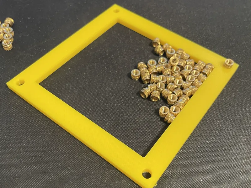 M3 Threaded insert test / first Fusion 360 project