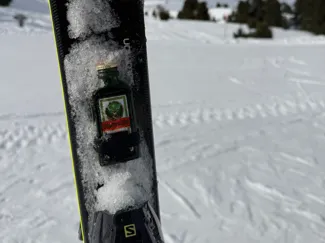 Mini Jagermeister holder Ski - Snowboard  shot 0.2
