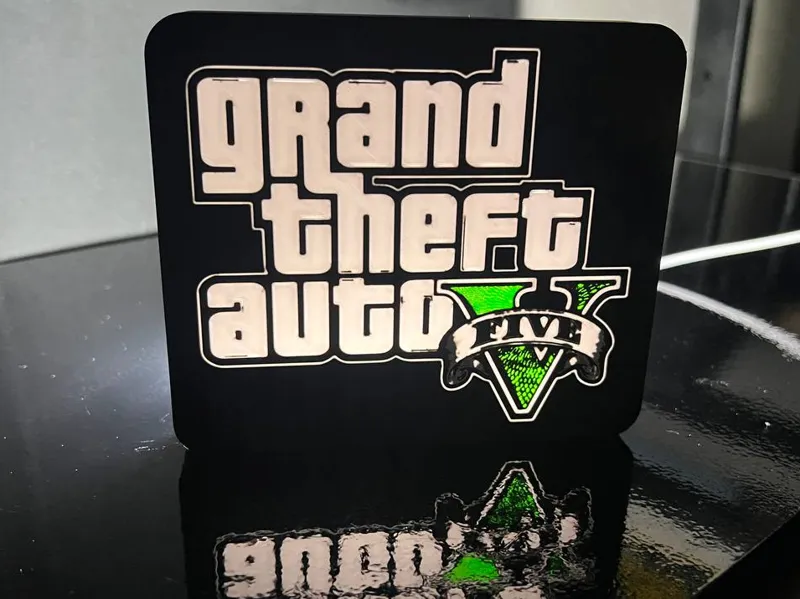 GTA V - GTA 5 Grand Theft Auto Lightbox - Lampada