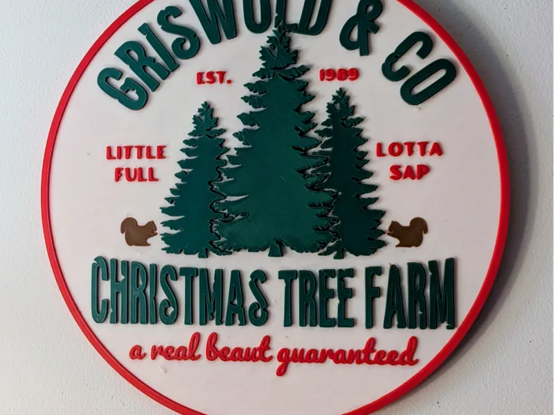 Griswold Tree Farm wall plaque