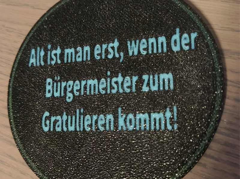 Alt ist man erst... Untersetzer / Coaster