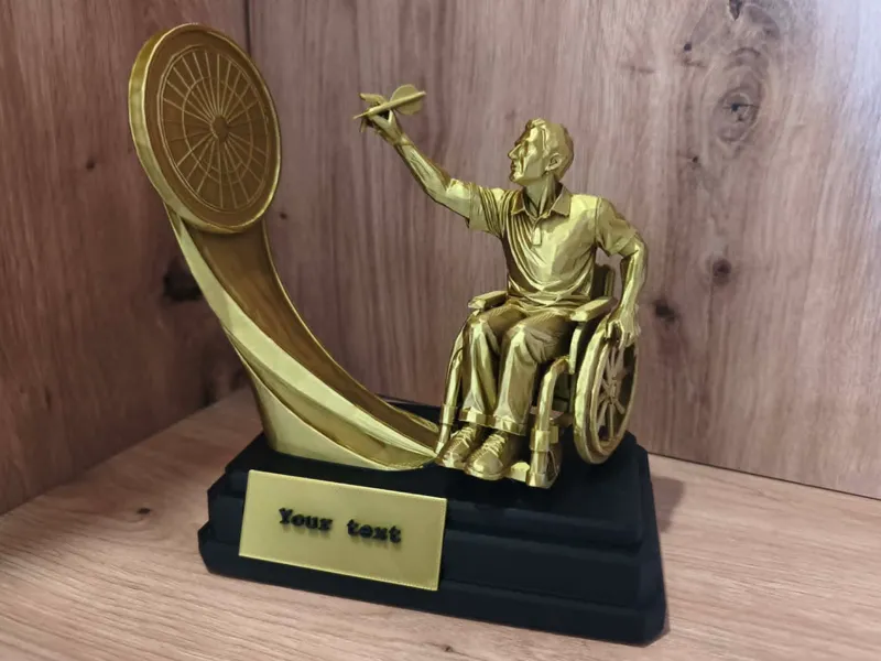 Dart Trophy Humorous for a friendly Tournament