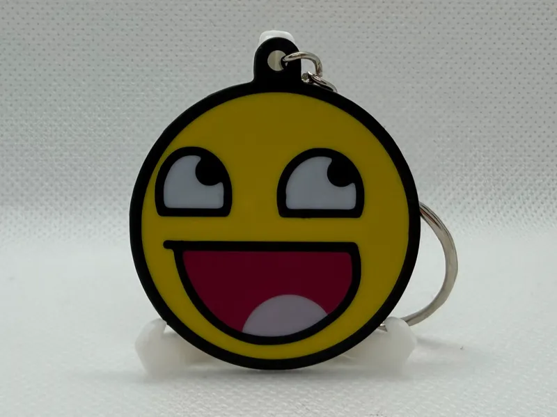 Awesome Face Keychain