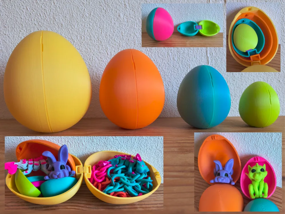 Easter egg fidget case gift box - Free 3D Print Model - MakerWorld