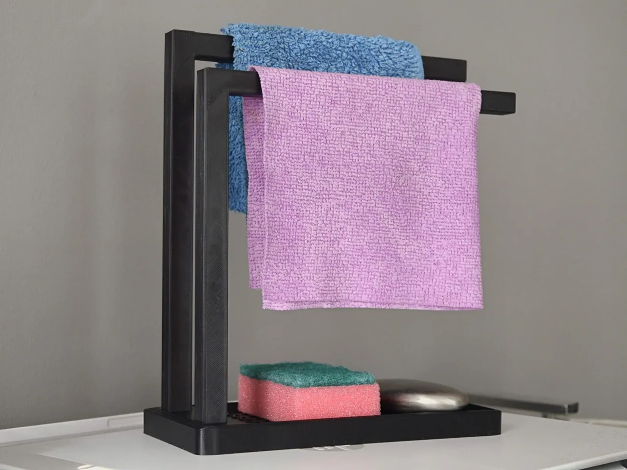 Kitchen Organizer with Cloth Holder (Sink Rack) view 2