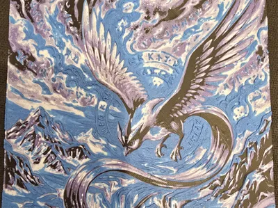 Articuno – Legendary Pokémon | 4-Color 15x15cm